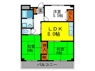 エミネンス千里の物件間取画像